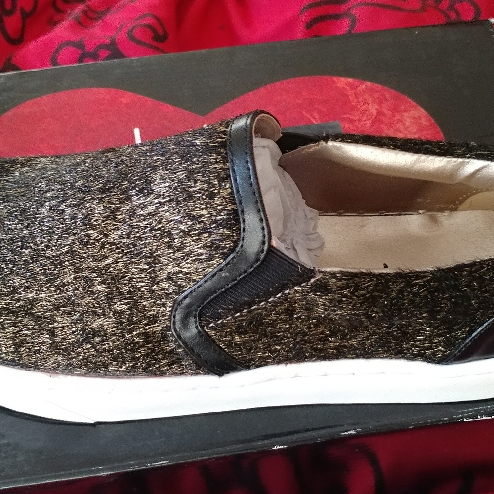 Luichiny gold In Box Brown Vay Kay sneakers flats